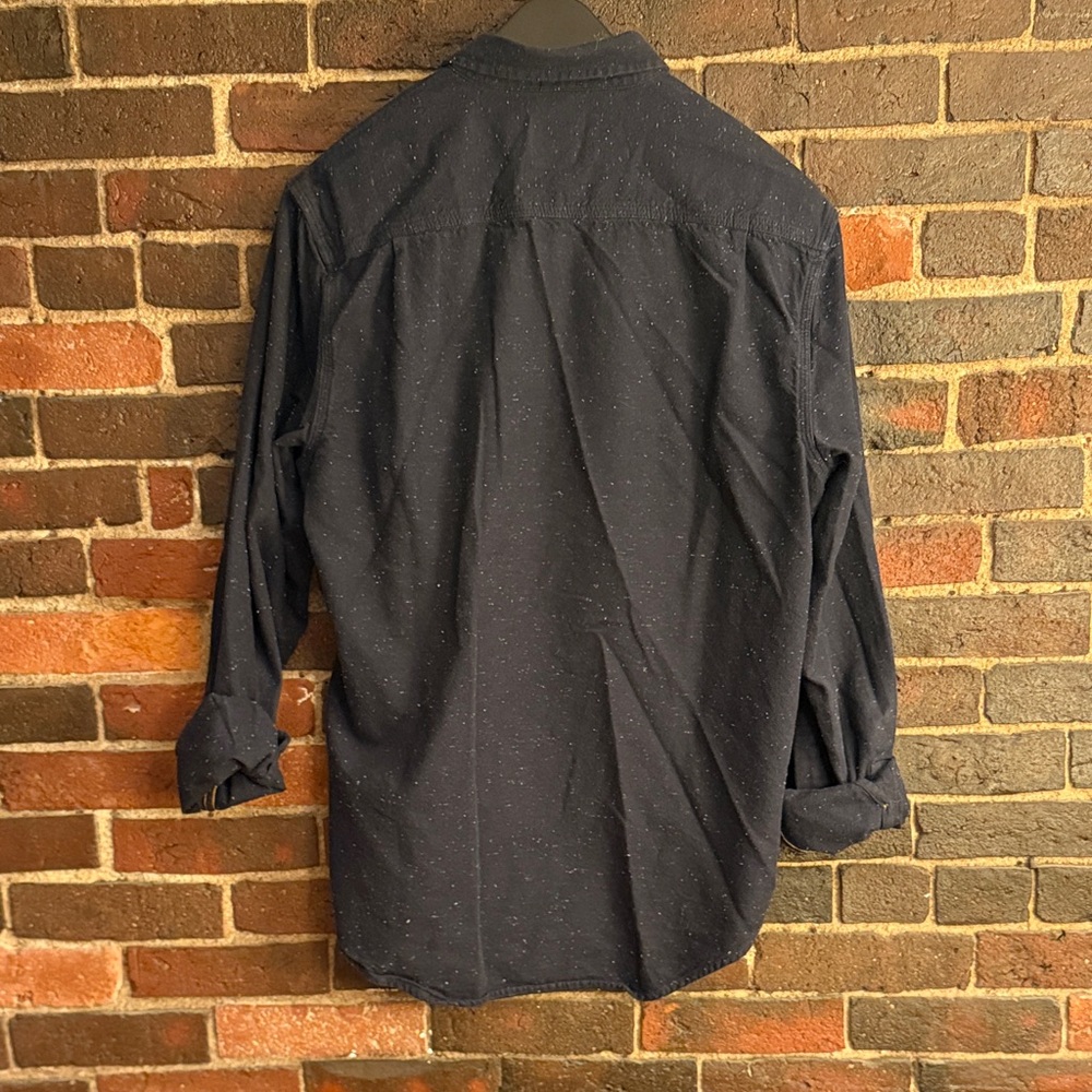 Lucky Brand Men's Navy Button Shirt M - Picture 4 of 6